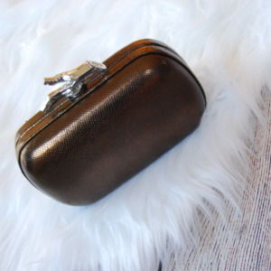 Diane Von Furstenberg Brown Clutch